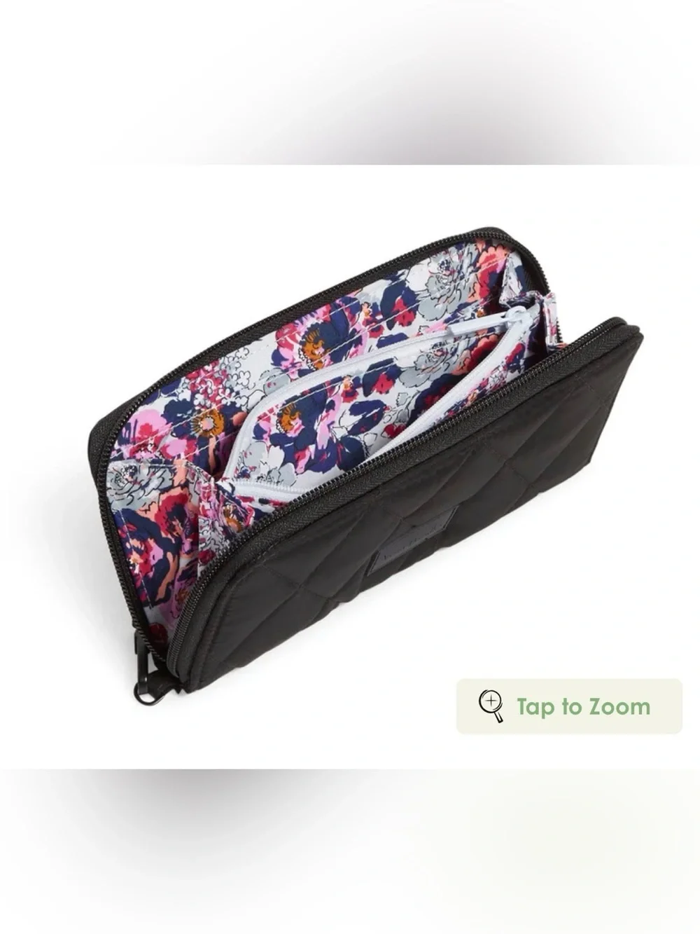 Vera Bradley Ultralight Accordion Wristlet in Black